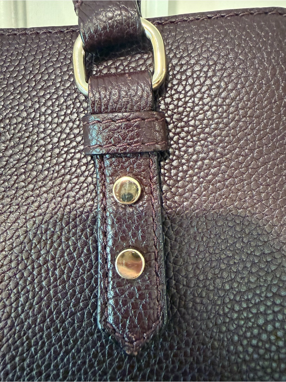 Kate Spade Mulberry Street Lise Satchel Cherrywood Leather - Picture 3 of 14